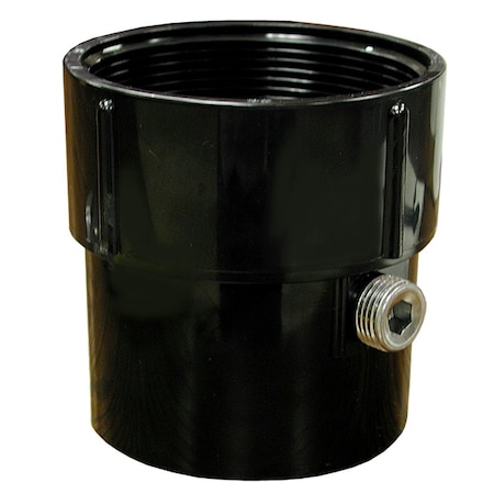 3 In. X 4 In. ABS Pipe Fit Drain Base With Primer Tap, For 3-1/2 In. Spud